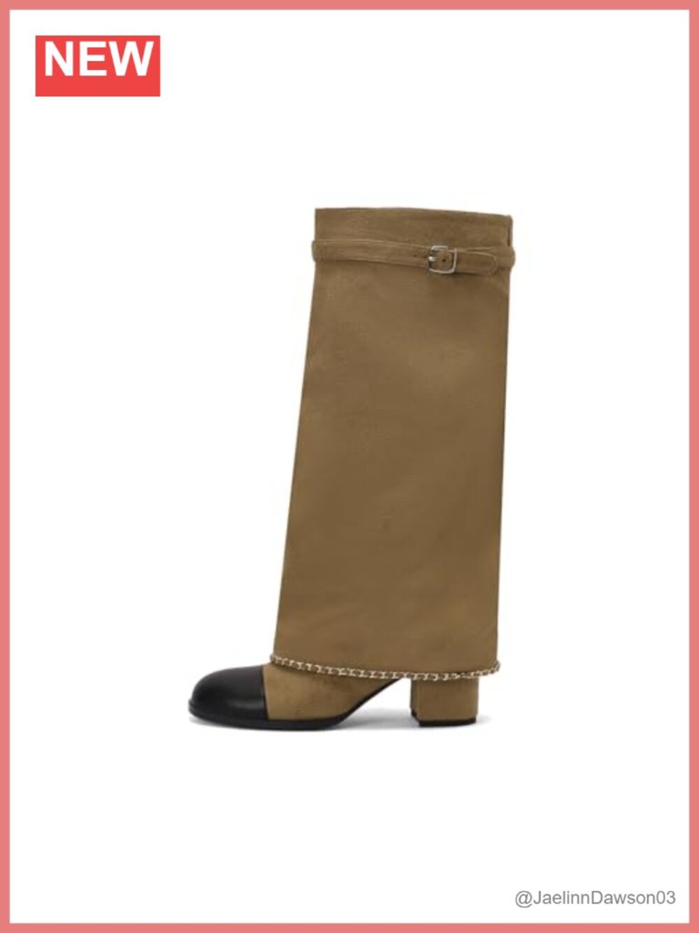 Womens Knee High Suede Boots Chunky Heel Pull On Round Toe Dressy